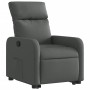 Sillón reclinable elevable de tela gris oscuro en Sillones | Comprar online en Foru.es