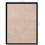 Felpudo beige 40x60 cm de , Felpudos - Ref: Foro24-331583, Precio: 21,39 €, Descuento: %