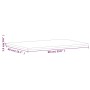 Tablero rectangular de madera maciza de haya 60x40x1,5 cm de , Tableros para mesas - Ref: Foro24-3188891, Precio: 37,33 €, De...