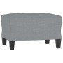 Juego de sofás con cojines 3 piezas tela gris claro de , Sofás - Ref: Foro24-3201656, Precio: 491,25 €, Descuento: %