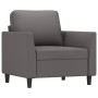 Juego de sofás con cojines 4 piezas cuero sintético gris de , Sofás - Ref: Foro24-3201747, Precio: 638,14 €, Descuento: %