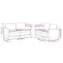Zweiteiliges Sofaset mit cremefarbenen Kunstlederkissen. von , Sofas - Ref: Foro24-3201751, Preis: 355,78 €, Rabatt: %