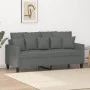 Zweiplätziges Sofa aus dunkelgrauem Stoff, 140 cm. von , Sofas - Ref: Foro24-359268, Preis: 207,60 €, Rabatt: %