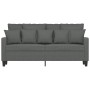 Sofá de 2 plazas de tela gris oscuro 140 cm de , Sofás - Ref: Foro24-359268, Precio: 207,94 €, Descuento: %
