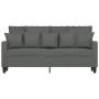 Zweiplätziges Sofa aus dunkelgrauem Stoff, 140 cm. von , Sofas - Ref: Foro24-359268, Preis: 207,60 €, Rabatt: %