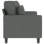 Zweiplätziges Sofa aus dunkelgrauem Stoff, 140 cm. von , Sofas - Ref: Foro24-359268, Preis: 207,60 €, Rabatt: %