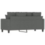 Sofá de 2 plazas de tela gris oscuro 140 cm de , Sofás - Ref: Foro24-359268, Precio: 207,94 €, Descuento: %