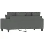 Zweiplätziges Sofa aus dunkelgrauem Stoff, 140 cm. von , Sofas - Ref: Foro24-359268, Preis: 207,60 €, Rabatt: %