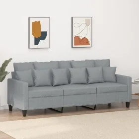 Sofá de 3 plazas de tela gris claro 180 cm by , Sofas - Ref: Foro24-359275, Price: 252,04 €, Discount: %