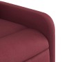 Sillón reclinable elevable tela rojo tinto en Sillones | Comprar online en Foru.es