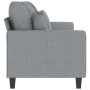 Sofá de 3 plazas de tela gris claro 180 cm de , Sofás - Ref: Foro24-359275, Precio: 275,73 €, Descuento: %