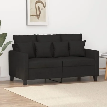 Sofá de 2 plazas de tela negro 120 cm by , Sofas - Ref: Foro24-359263, Price: 195,74 €, Discount: %