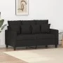Sofá de 2 plazas de tela negro 120 cm by , Sofas - Ref: Foro24-359263, Price: 195,74 €, Discount: %