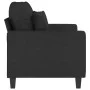 Sofá de 2 plazas de tela negro 120 cm by , Sofas - Ref: Foro24-359263, Price: 195,74 €, Discount: %