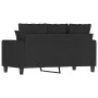 Sofá de 2 plazas de tela negro 120 cm by , Sofas - Ref: Foro24-359263, Price: 195,74 €, Discount: %