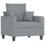 Juego de sofás con cojines 4 piezas tela gris claro by , Sofas - Ref: Foro24-3201640, Price: 667,21 €, Discount: %