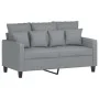 Juego de sofás con cojines 4 piezas tela gris claro by , Sofas - Ref: Foro24-3201640, Price: 667,21 €, Discount: %