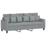 Juego de sofás con cojines 4 piezas tela gris claro by , Sofas - Ref: Foro24-3201640, Price: 667,21 €, Discount: %