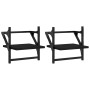 Estantes de pared con barras 2 unidades negro 30x25x30 cm de , Estantes y estanterías - Ref: Foro24-836233, Precio: 20,09 €, ...