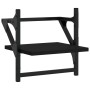 Estantes de pared con barras 2 unidades negro 30x25x30 cm de , Estantes y estanterías - Ref: Foro24-836233, Precio: 20,09 €, ...