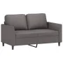 Sofá de 2 plazas de cuero sintético gris 120 cm de , Sofás - Ref: Foro24-359330, Precio: 191,45 €, Descuento: %