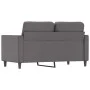 Sofá de 2 plazas de cuero sintético gris 120 cm de , Sofás - Ref: Foro24-359330, Precio: 191,45 €, Descuento: %