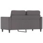 Sofá de 2 plazas de cuero sintético gris 120 cm de , Sofás - Ref: Foro24-359330, Precio: 203,39 €, Descuento: %