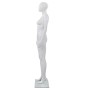 Maniquí de mujer completo base de vidrio blanco brillante 175cm de vidaXL, Maniquís - Ref: Foro24-142928, Precio: 171,29 €, D...