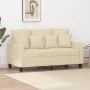 Sofá de 2 plazas de tela color crema 120 cm de , Sofás - Ref: Foro24-359261, Precio: 219,65 €, Descuento: %