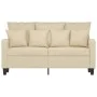 Sofá de 2 plazas de tela color crema 120 cm de , Sofás - Ref: Foro24-359261, Precio: 219,65 €, Descuento: %