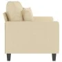 Sofá de 2 plazas de tela color crema 120 cm de , Sofás - Ref: Foro24-359261, Precio: 219,65 €, Descuento: %