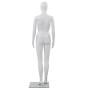 Maniquí de mujer completo base de vidrio blanco brillante 175cm de vidaXL, Maniquís - Ref: Foro24-142928, Precio: 171,29 €, D...
