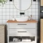 Massive Badezimmer-Arbeitsplatte aus Buchenholz 100x50x2,5 cm von , Arbeitsplatten - Ref: Foro24-356002, Preis: 84,10 €, Raba...