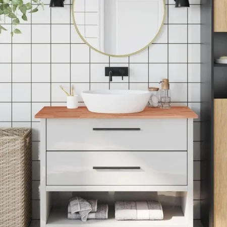 Massive Badezimmer-Arbeitsplatte aus Buchenholz 100x60x1,5 cm von , Arbeitsplatten - Ref: Foro24-356000, Preis: 58,88 €, Raba...