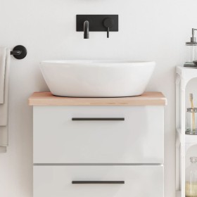 Encimera de baño madera maciza de haya 60x40x2,5 cm de , Encimeras - Ref: Foro24-355990, Precio: 51,88 €, Descuento: %