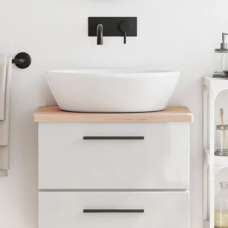 Encimera de baño madera maciza de haya 60x40x2,5 cm by , Countertops - Ref: Foro24-355990, Price: 52,02 €, Discount: %