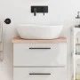 Massive Buchenholz-Badezimmer-Arbeitsplatte 60x40x2,5 cm von , Arbeitsplatten - Ref: Foro24-355990, Preis: 52,02 €, Rabatt: %