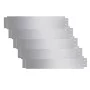 Cercas para el césped 5 piezas acero galvanizado 100x20 cm de vidaXL, Ribetes y bordes para jardín - Ref: Foro24-142668, Prec...