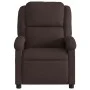 Sillón reclinable de tela marrón oscuro by , Armchairs - Ref: Foro24-371756, Price: 191,07 €, Discount: %