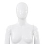 Maniquí de mujer completo base de vidrio blanco brillante 175cm de vidaXL, Maniquís - Ref: Foro24-142928, Precio: 171,29 €, D...