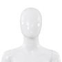 Maniquí de mujer completo base de vidrio blanco brillante 175cm de vidaXL, Maniquís - Ref: Foro24-142928, Precio: 171,29 €, D...