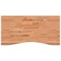 Tablero de escritorio madera maciza de haya 100x(45-50)x2,5 cm by , Desk accessories and products - Ref: Foro24-356054, Price...