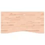 Tablero de escritorio madera maciza de haya 110x(50-55)x2,5 cm de , Accesorios y productos para escritorios - Ref: Foro24-356...
