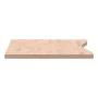 Tablero de escritorio madera maciza de haya 110x(50-55)x2,5 cm de , Accesorios y productos para escritorios - Ref: Foro24-356...