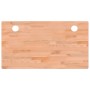 Tablero de escritorio madera maciza de haya 110x60x1,5 cm de , Accesorios y productos para escritorios - Ref: Foro24-356082, ...