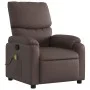 Sillón de masaje reclinable cuero sintético marrón de , Sillones - Ref: Foro24-373443, Precio: 269,29 €, Descuento: %