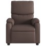 Sillón de masaje reclinable cuero sintético marrón de , Sillones - Ref: Foro24-373443, Precio: 274,42 €, Descuento: %