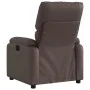 Sillón de masaje reclinable cuero sintético marrón de , Sillones - Ref: Foro24-373443, Precio: 269,29 €, Descuento: %