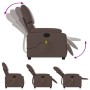 Sillón de masaje reclinable cuero sintético marrón de , Sillones - Ref: Foro24-373443, Precio: 274,42 €, Descuento: %