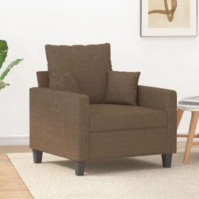 Sillón de tela marrón 60 cm de , Sofás - Ref: Foro24-359254, Precio: 138,69 €, Descuento: %